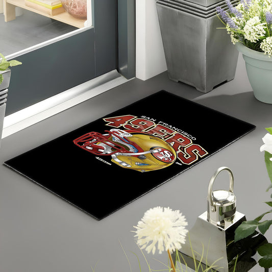 49ers Helmet Doormat