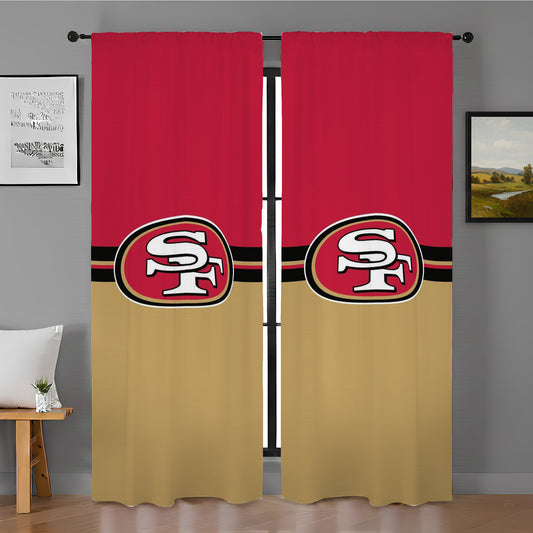 49ers Window Curtain