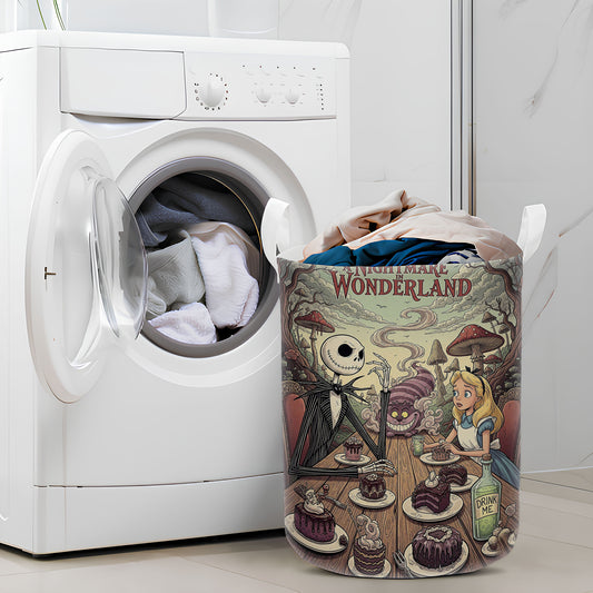 A Nightmare In Wonderland Laundry Basket