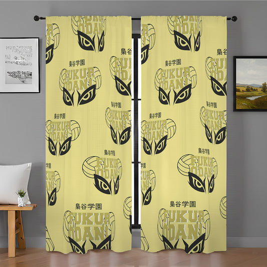 Academy Of Fukurodani Haikyuu Window Curtain
