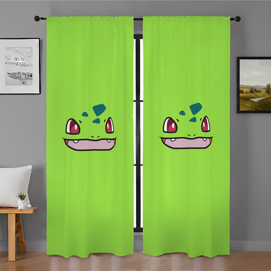 Adorable Bulbasaur Window Curtain