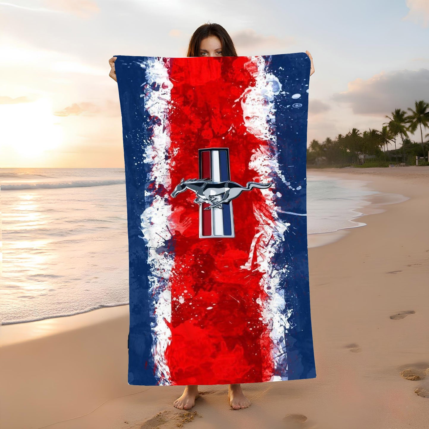 Ford Logo Beach Towel