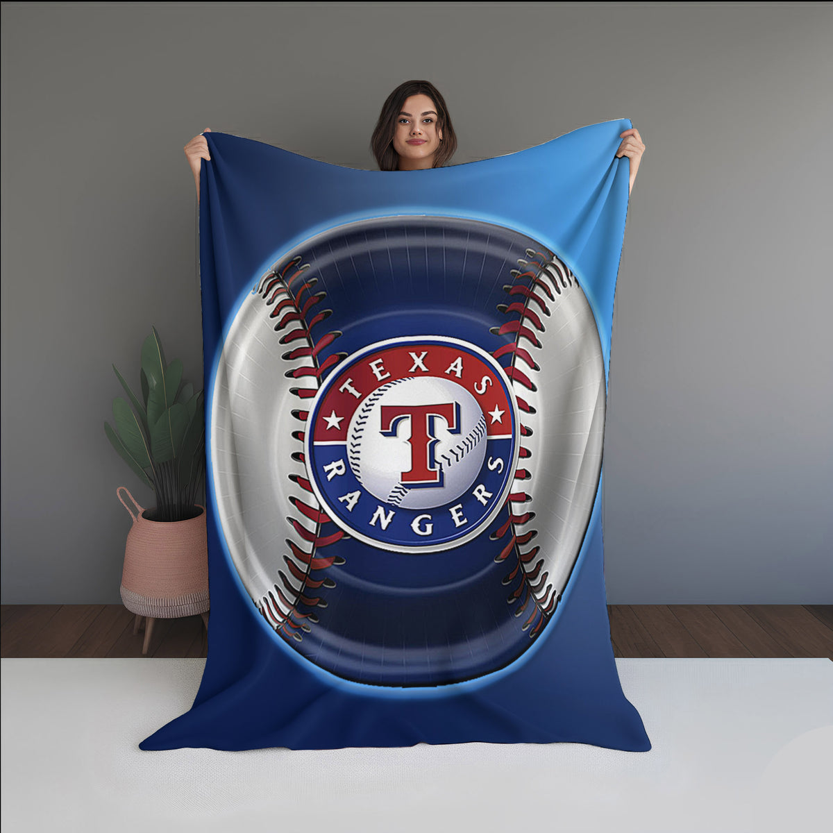 Texas Ranger Logo Blanket – vessette