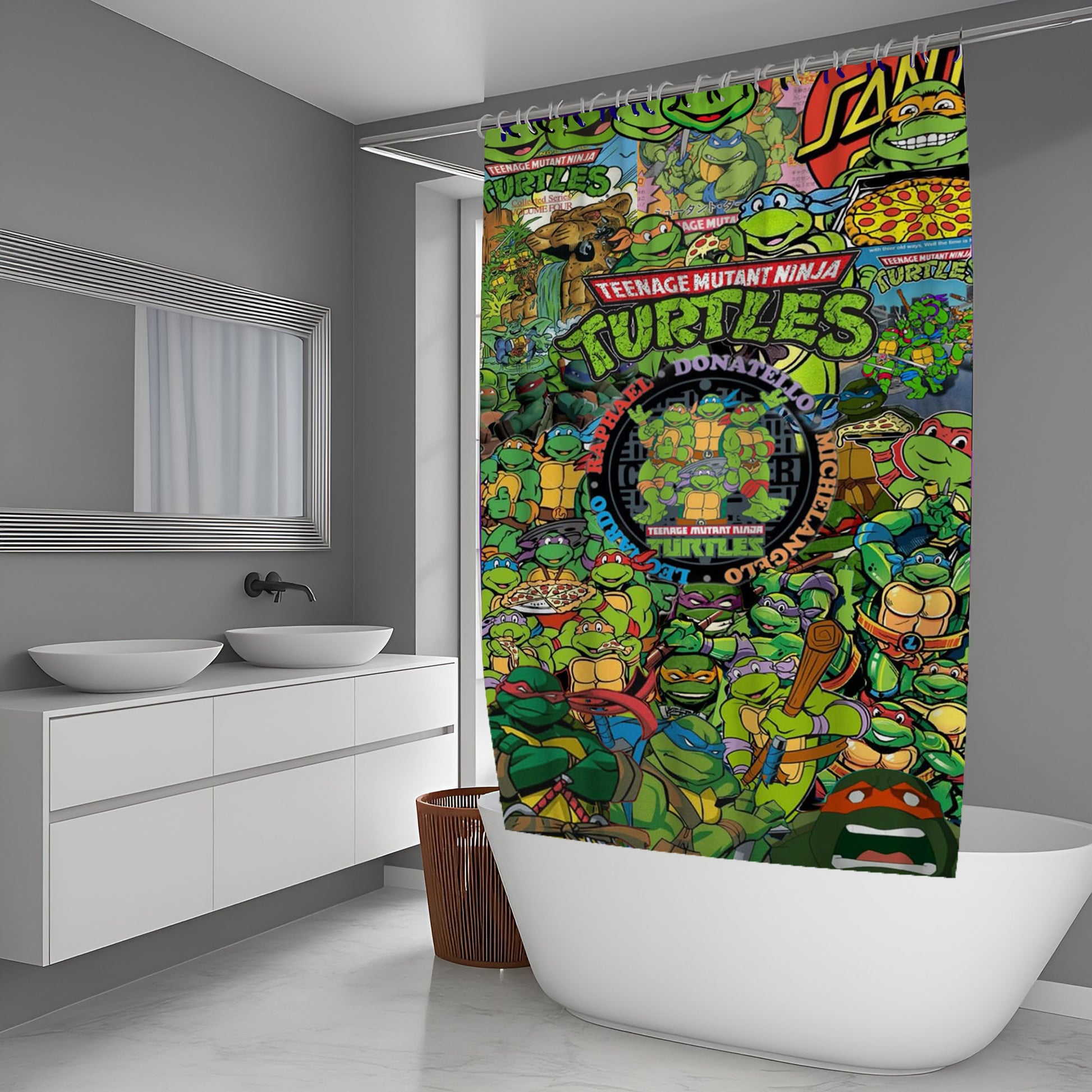 Turtle Ninja Turtle Tmnt Shower Curtain