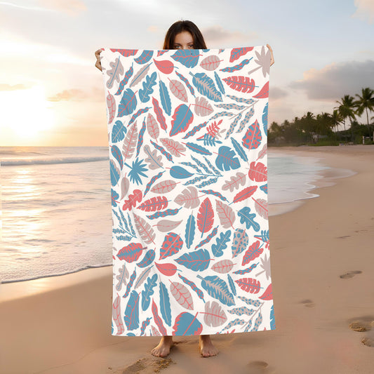 Aqua Lumen Abstract And Pattern dual-sided blanket, featuring modern stitched patterns and soft, reversible micro-fiber fabric.