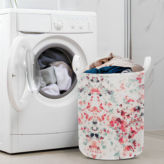 Watercolor Painting Noise Laundry Basket