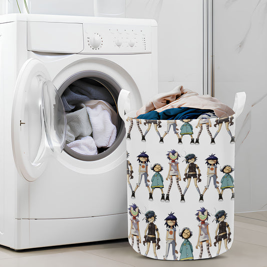 We Are Gorillaz Using Converse Laundry Basket