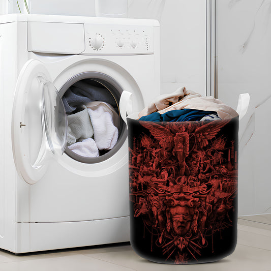 We Burn To Believe Katniss Everdeen Laundry Basket