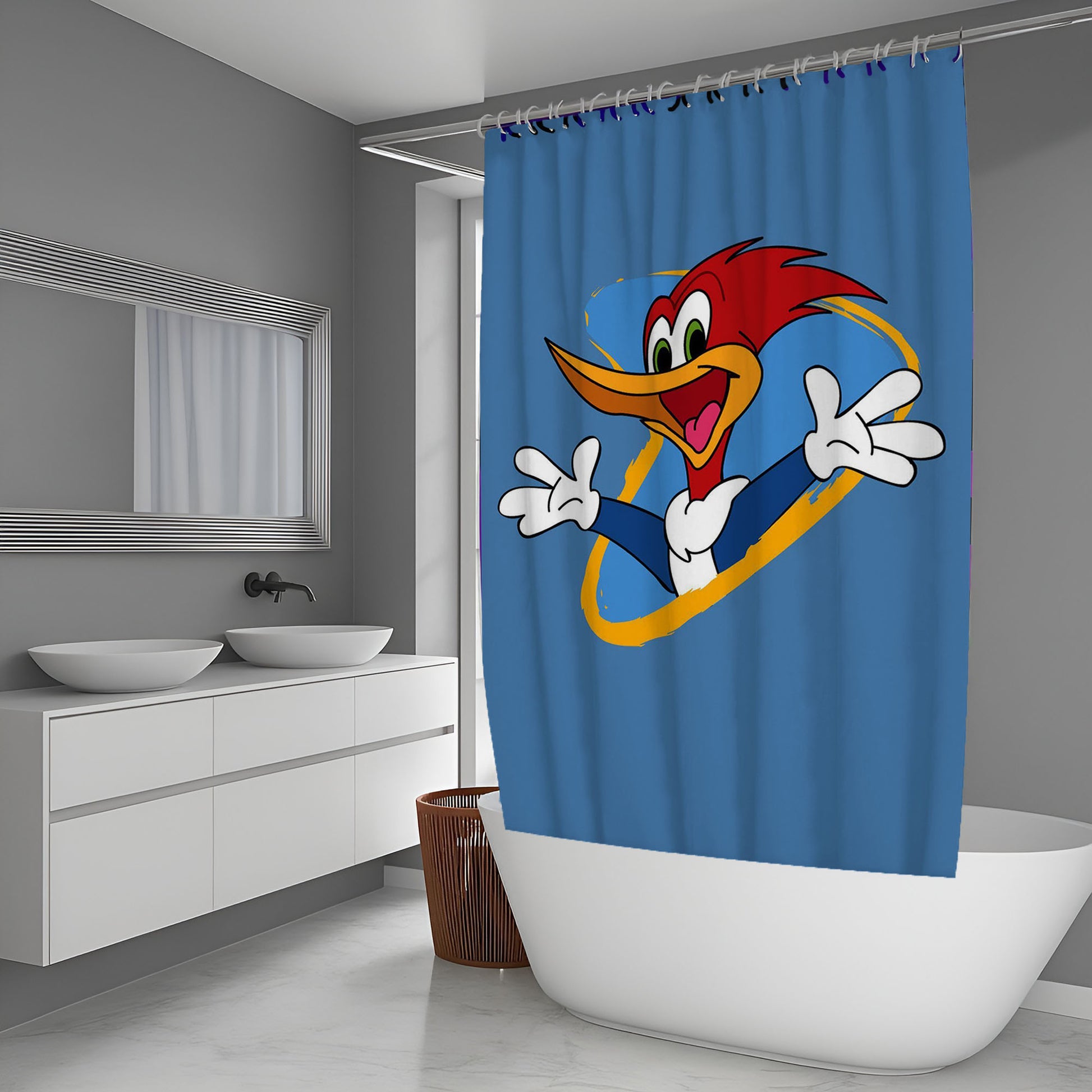 Woody Woodpecker Shower Curtain