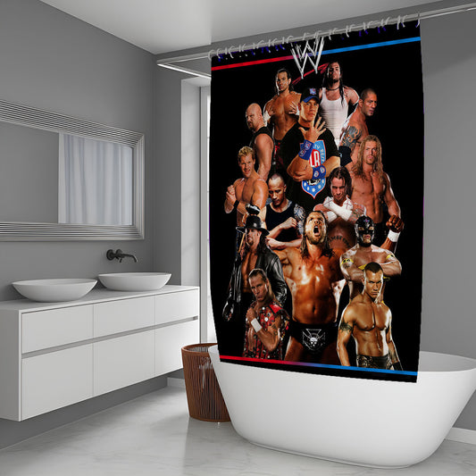Wwe (Superstar Collage) Shower Curtain