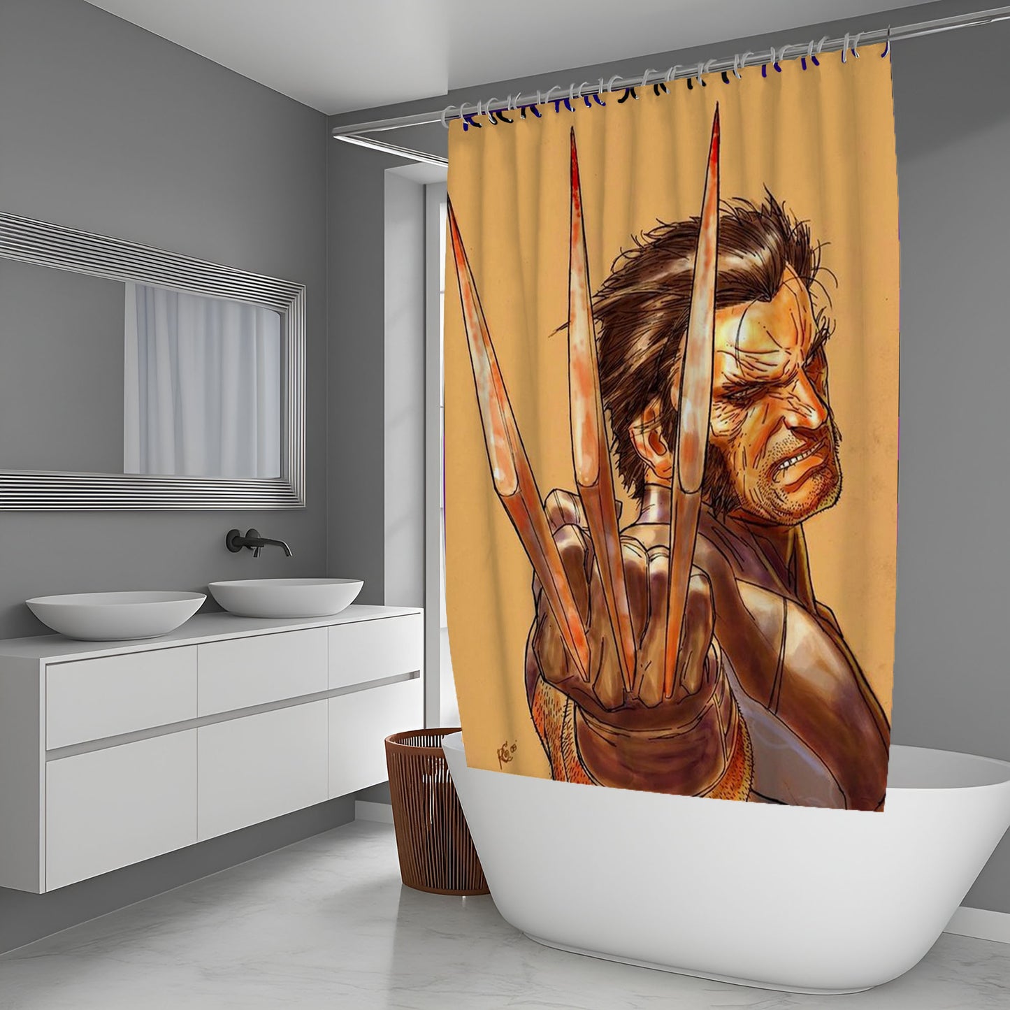 Xbox Logo Dark For Gamers Shower Curtain