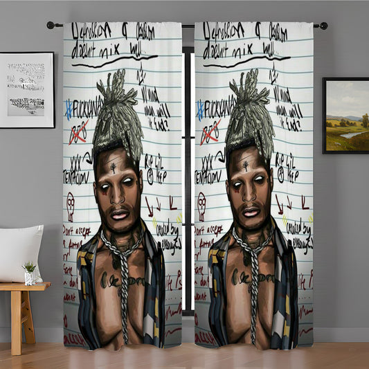 Xxx Tentacion Window Curtain