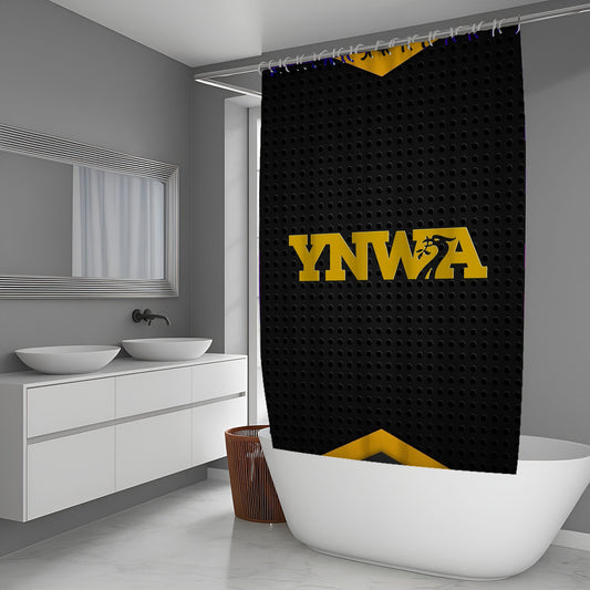 Ynwa Liverpool Metal Dots Pattern Shower Curtain