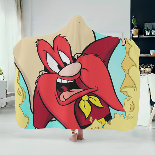 Yosemite Sam Looney Tunes Hoodie Blanket