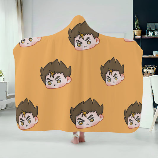 Yu Nishinoya Player Karasuno Hoodie Blanket